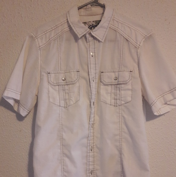 Chalc - white button-down - Picture 2 of 5